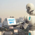 Un robot chatea con la Inteligencia Artificial CHAT GPT